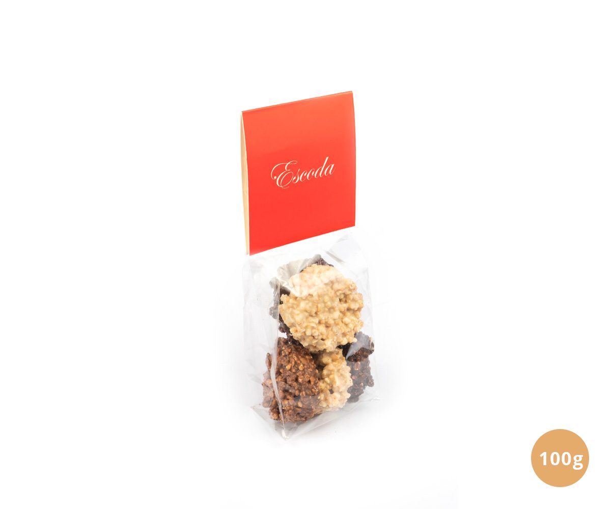 Roquitas de Crocanti y Chocolate