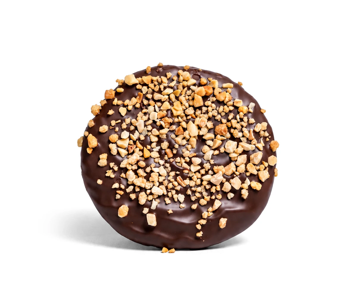 Cookie Bombón Almendra Caramelizada con Chocolate Negro