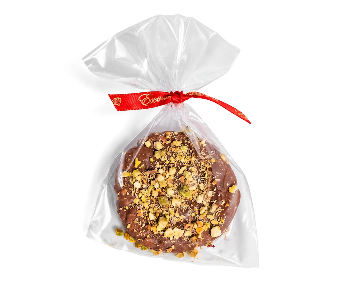 Cookie Bombón Pistacho con Chocolate con Leche