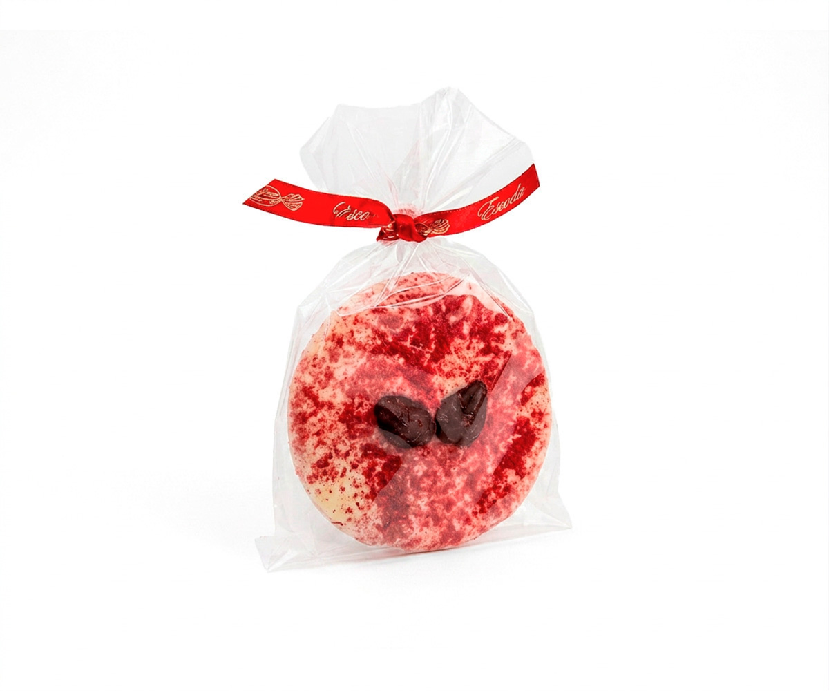 Cookie Bombón Frambuesa y Arándano con Chocolate Blanco