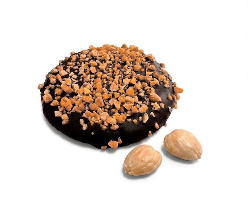 Cookie Bombón Almendra Caramelizada con Chocolate Negro