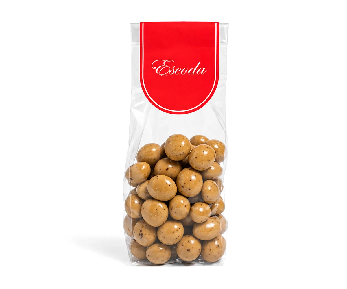 Granos de café con chocolate gold